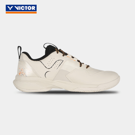 威克多（VICTOR）羽毛球鞋胜利启航A880透气轻量减震高弹耐磨运动鞋比赛训练羽球鞋 启航A880 C（黑） 40.5 (260mm)