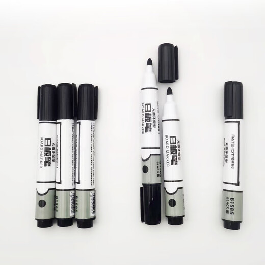 Standard européen (Mate-Ist) Facilement facilement forgé de tableau blanc stylo à base d'eau à base de conférence 10 pack B1585 noir