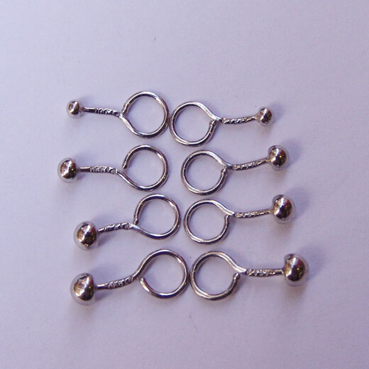 YOUSHINUO Pt950 platinum small dot earrings student work invisible ear acupuncture mushroom versatile ear stick PT990 platinum 0.22g dots