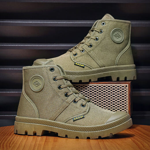 Súper fresco Martin Boots Martin Men's No-Slip Casual Shoes Ressistant Sitio de construcción Ligero y cómodo 3522 Zapatos Jiefang Protección laboral Zapatos Negro 39