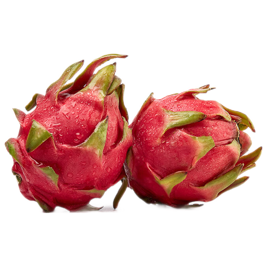 Directly sourced from the place of production, domestically produced red dragon fruit, 2 large fruits, about 900g