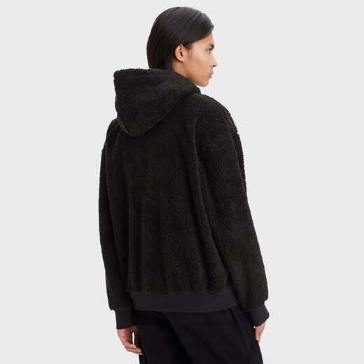 
Levi's [same style in the mall] Levi's men's imitation lamb velvet jacket versatile trendy retro black A5812-0000 S