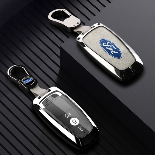 Su Yang convient pour 2023 Ford Explorer Cover Shell Taurus, pack de boîtes à ailes, produits automobiles, modèles masculins et femmes (coquille de pistolet en cuir noir)