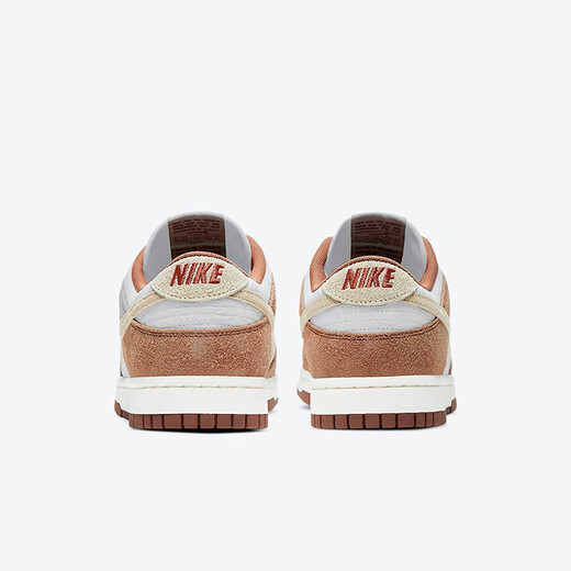 NIKE Nike Dunk Low White Brown Wheat Color Men's Low Top Casual Board Shoes DD1390-100 42
