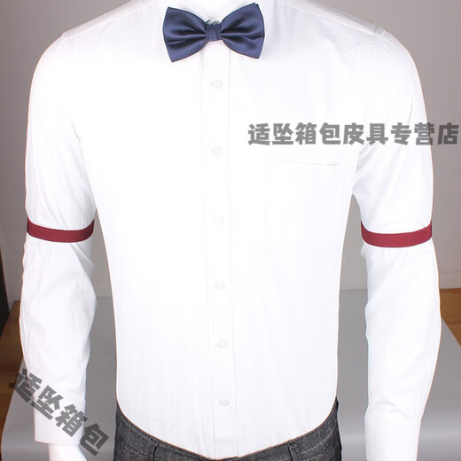 Flower sleeve cuff armband suit men and women shirt armband sleeve cuff wristband elastic armband sleeve retainer sleeve 2cm black