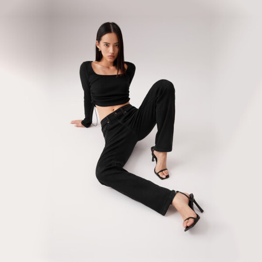 Levi's李维斯24秋季新款女士724修身直筒牛仔长裤
