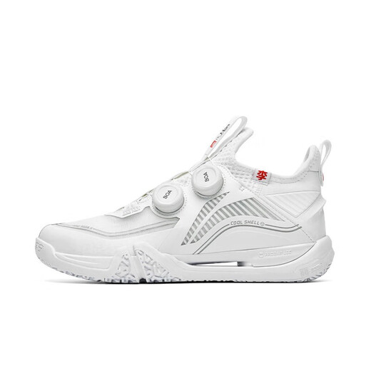 
Li Ning's new badminton shoes floor-mounted flight 3LITE 2MAX professional full-leg shock absorbing comfortable breathable sports shoes floor-mounted flight 2max white [standard last] 41 (255mm)