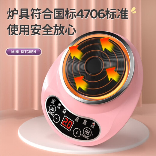 活石（LIVING STONES）儿童迷你厨房真煮套装迷你小厨房玩具可以做饭7-14岁食品级孩专用 落樱粉色33件【煎锅+高汤锅】 女孩子生日礼物9-12岁