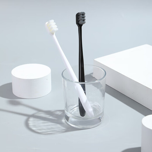 OWI super soft 10,000-bristle toothbrush for adults, fine-bristled toothbrush for couples with sensitive gums, pregnant women and confinement toothbrush, 2 pack