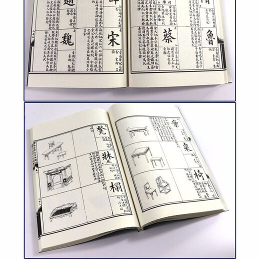 [] Sprache, Philologie und chinesische Charaktergeschichten Chengzhong Mengxuetang Charakter Lektion Bild (Linie-gebundenes Buch, voll acht Bände) Preis bei 680