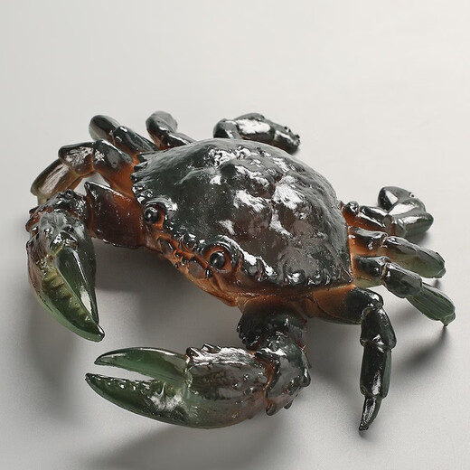 Yuxuan tea pet ornaments flush color-changing crab decorations creative personalized tea table tea treasure can raise tea art boutique color-changing tea pet big crab