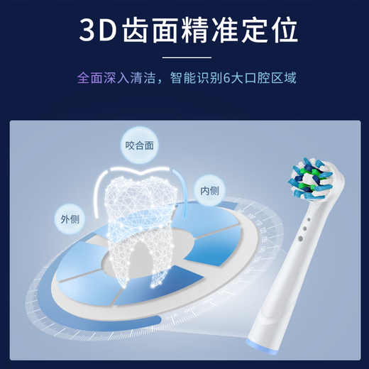 Dong Nailun adapts to Braun Oral B/oralB electric toothbrush head D12D16D100P2000P4000 3709 soft gum protection