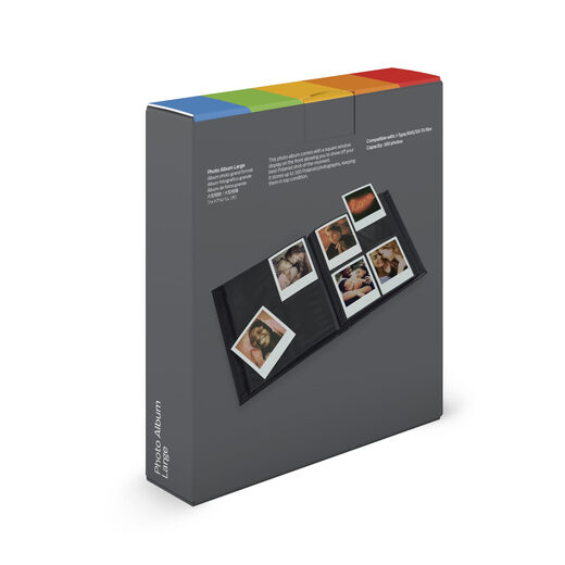 Polaroid Polaroidzubehör Foto Papier Aufbewahrung großes Album 160 schwarze Fotos