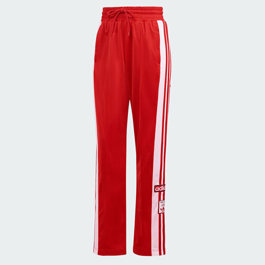 
Adidas Clover Sport Pants Women's Pants 2025 Summer New Side Breakfast Loose Breathable Casual Pants Wide Leg Pants IR9793 Red S