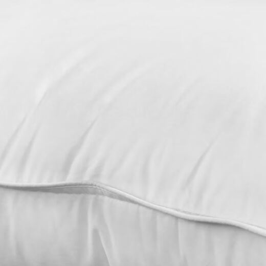 Arctic velvet pillow core, cotton down pillow, feather pillow, star hotel style cervical pillow, pure cotton fabric pillow core, single single side goose feather pillow, white 45*70cm