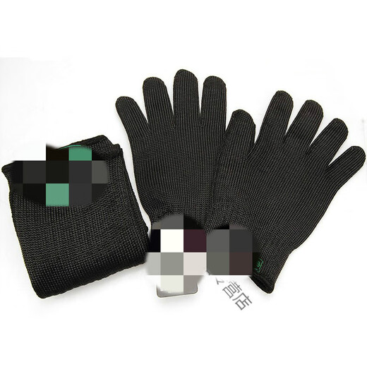 Iron gloves, five-finger anti-cut, anti-stab, anti-knife, chain-mail sleeves, metal wear-resistant cutting steel wire gloves, anti-cut gloves