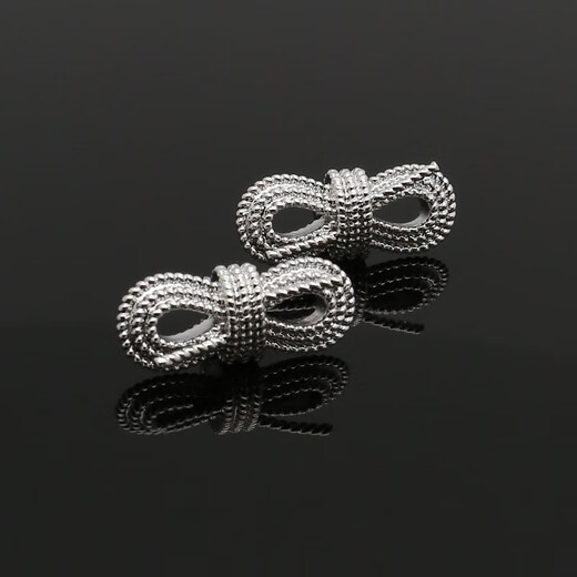 Xifei Men's Brooch Korean Style Bow Corsage Collar Pin Twist Smooth Dual Use Business Casual Suit Accessories