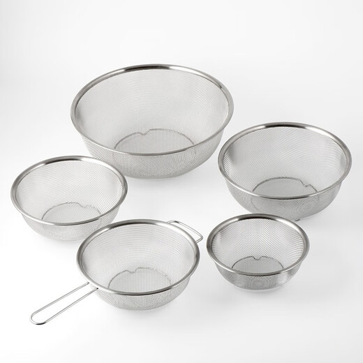 MUJI stainless steel drain basin, kitchen sink, home S, diameter approximately 16.5cm, height 6.5cm