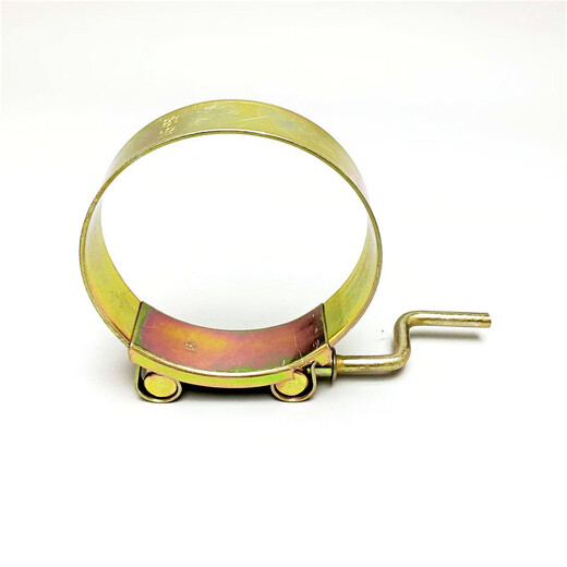 Zuankai galvanized hand-cranked powerful hose hoop crank handle hoop handle clamp iron galvanized European pipe clamp water pipe clamp pipe hoop hand-cranked 64-67