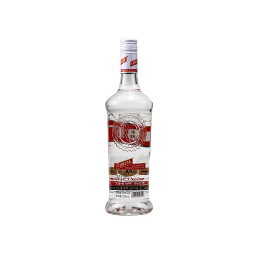 元族古贝塔 白朗姆酒CUBITA鸡尾酒调酒烘焙基酒750ML进口洋酒行货 * 750mL 1瓶