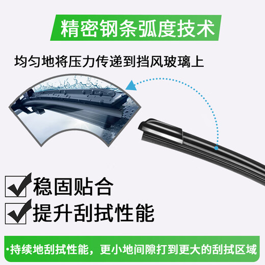 适用吉利睿蓝枫叶60s雨刮器原厂原装22年23款PRO新能源无骨雨刷片 枫叶60S/60Spro【2022-2023】 前雨刷1对