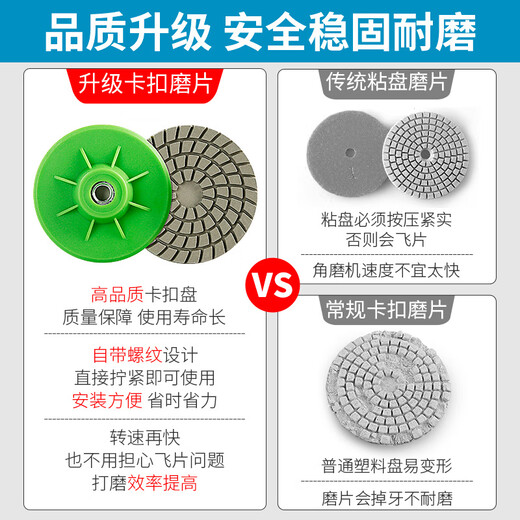 Integrated grinding disc tile trimming angle grinder dry grinding schist slab marble stone chamfering edge grinding artifact integrated edge trimming disc 1 piece