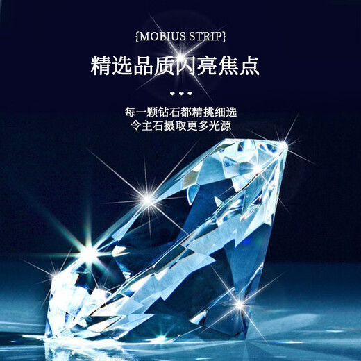 Chinese gold four-leaf clover diamond ring for women proposal diamond ring real diamond wedding anniversary gift for wife and girlfriend birthday four-leaf clover diamond ring for women - 3 points Jingsuda