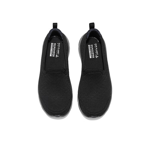 
Skechers women's shoes 2025 spring and summer new skechers comfortable lightweight casual shoes wear-resistant outsole 125 years 825 all black/BBK 36