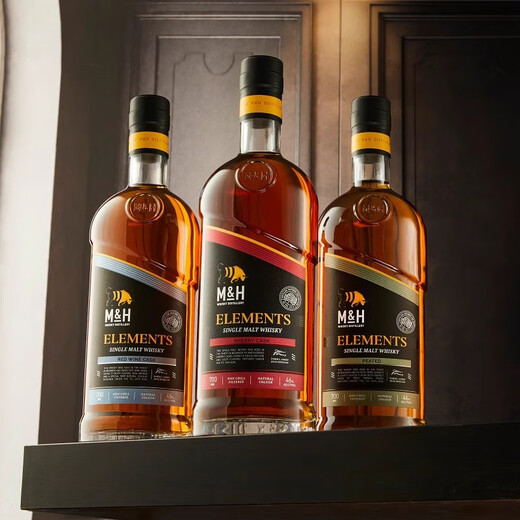 Jitum / H Milk and Honey WWA2023 Gold Award Single Malt Whisky Set élément de vin étranger importé (Sherry + tourbe + baril d'origine + baril de vin rouge