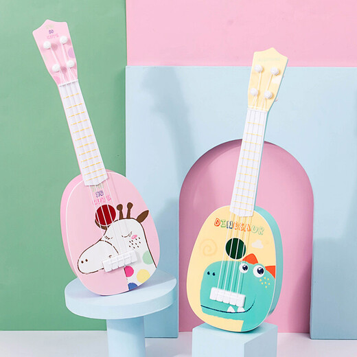 Shanbeido thinks I am a child ukulele beginner who can play the piano early education guitar toys baby music enlightenment customization red infinite play version