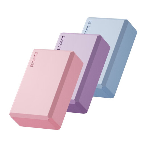 Langwei Yoga Bricks, Dance Bricks, Foam Bricks for Adults and Children, High Density Practice Bricks, Bricks, Non-Slip and Wear-Resistant Yoga Equipment, Dream Purple-200g [Pack of 2-Recommended for Adults] Upgraded High Density-Moderate Hardness and Softness
