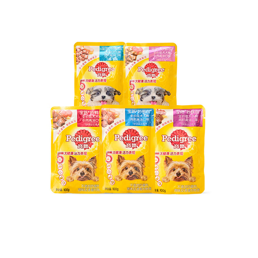 Beiyipin Baby/Lucheng Puppy Wonderful Fresh Bag Nourishes and Hydrates Puppies in Winter to Supplement Nutrition and Fattening Hair and Hydration Baolu Adult Dog Wonderful Fresh Bag 12 Bags (Chicken)