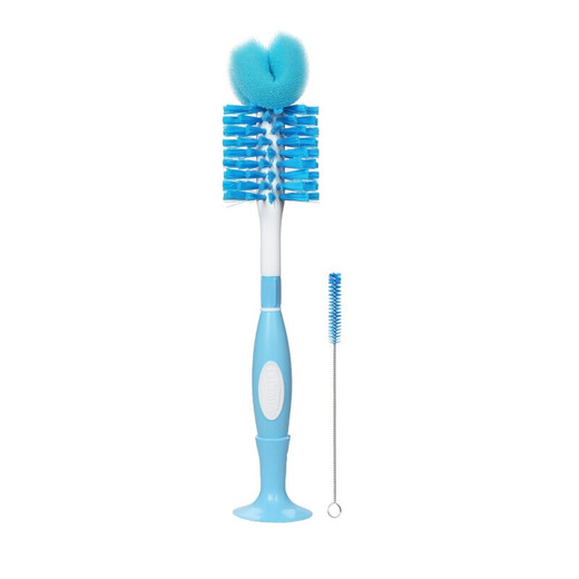 
Dr. Brown's bottle brush Practical multi-functional bottle nipple cleaning brush 360-degree cleaning brush catheter brush Standing multi-functional brush BL702