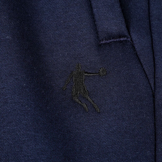 Jordan velvet men's cotton pants 2025 winter new thickened warm versatile casual pants loose trousers running sports pants Nova Blue velvet warm L/175