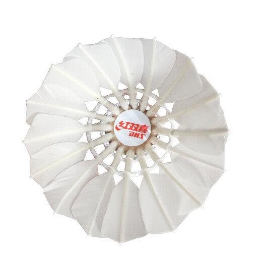 红双喜 DHS 羽毛球03软木球头3只装