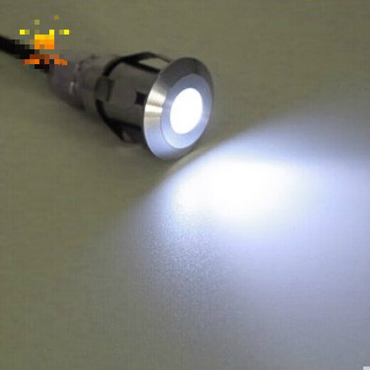 祎琳（yilin）led嵌入式1瓦埋地灯户外防水星星灯不锈钢户外防水地射灯低压12v 22mm1瓦白光/暖光（2选1）