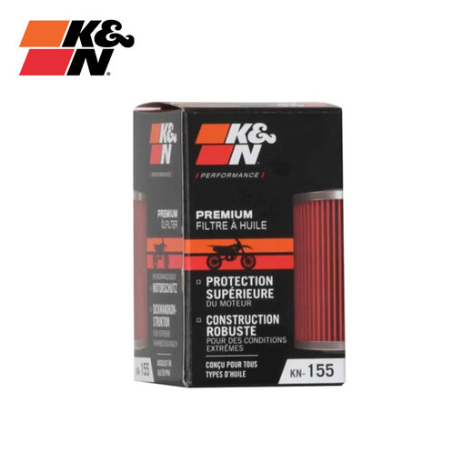 K&N强抗暴摩托车机油滤芯kn机滤KN-155适用KTM125/250/390/690