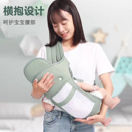 光多拉 婴儿背带抱娃神器婴儿双肩前抱式0-3岁宝宝简易背带轻便透气