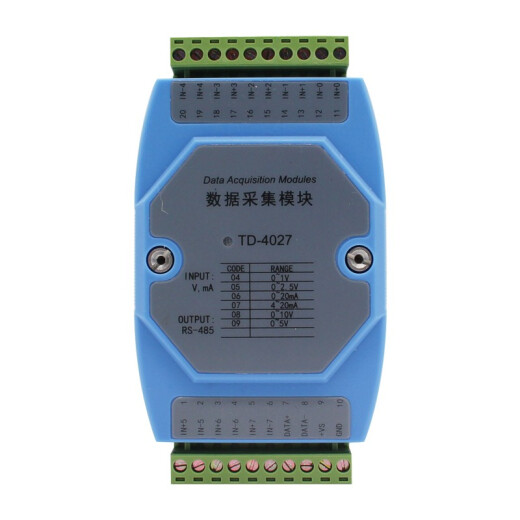 Taigong Huakong 8-channel analog signal acquisition module 4-20mA0-10V to 485 communication ModbusRTU with isolation 40278-channel single-ended acquisition 4-20mA/0-10V