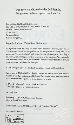 一口大小的欧洲历史 The History of Europe in Bite sized Chunks 英文原版 Jacob F Field