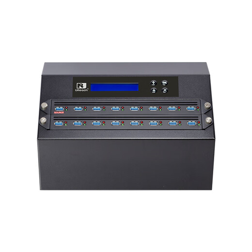UReach佑华UB-B3908S1高速USB3.2移动硬盘U盘拷贝机批量快速拷贝复制克隆系统配SATA/M.2/NVME固态SSD UB-B3948S1/1拖47 USB3.2拷贝机