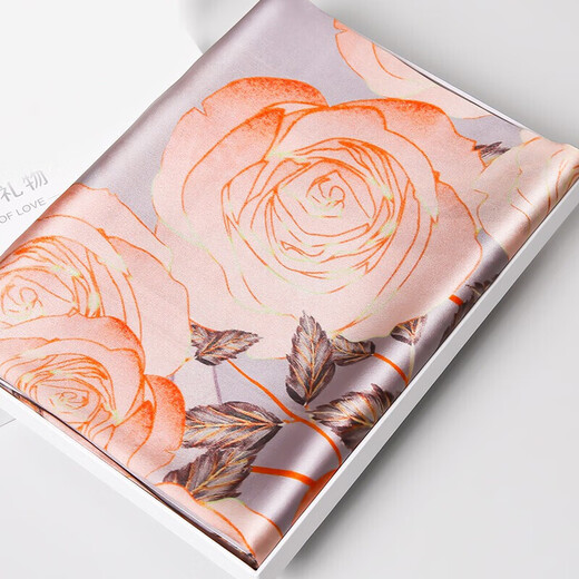 Hangsi Road silk scarf women's scarf mulberry silk scarf outer shawl practical birthday gift for mother and elders Shenyu Luoyan