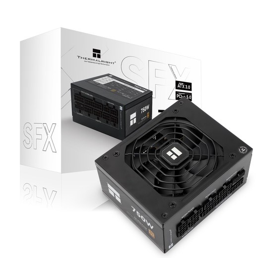 利民（Thermalright）额定750W TR-TGFX750 金牌全模组电源SFX ATX3.0 电脑电源压纹线版金牌电源 TR-TGFX750