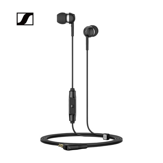 Sennheiser CX 80S smart wired mobile phone call headphones Wired in-ear headphones Mobile phone computer universal CX 80S black