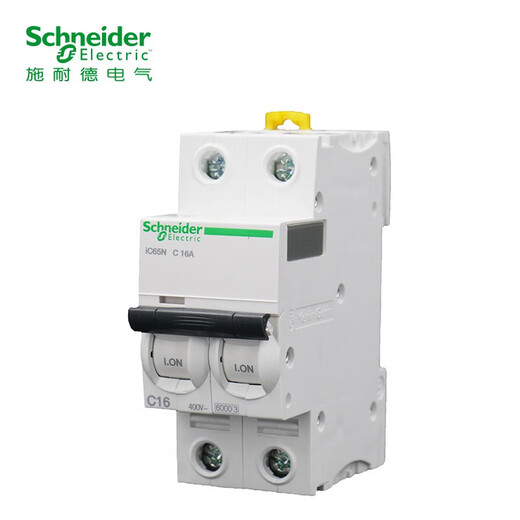 Schneider air switch A9 series IC65N small circuit breaker 2P double in and double out C type 16A air open main switch A9F18216