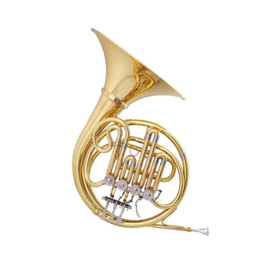 
Golden sound horn B-flat four-key single-row student professional grade beginner playing musical instrument paint gold JYFH-E120