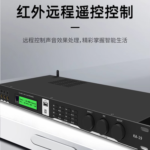 Lambosheng (official store) KA-19 preamp effector anti-squealing Bluetooth U disk fiber coaxial KA-19 digital effector + APP debugging
