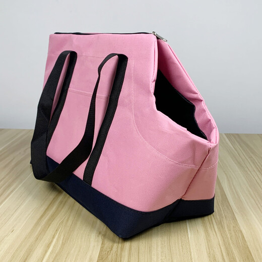 Myopole pet bag cat kennel outdoor bag bus bag foldable four seasons universal bag handbag handbag can carry shoulder bag New outlook pink XL-super large
