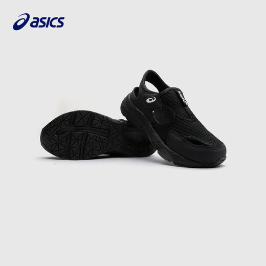 Asics children's shoes 2025 spring and summer new Velcro sandals cushioning wear-resistant breathable comfortable sports shoes sandals 001 33.5