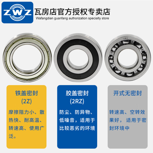 ZWZ瓦房店6208轴承C3Z2高压防爆高速电机轴承6204-2RS高精度高转速替代进口轴承 6209【45*85*19】 2RS/C3Z2胶盖密封